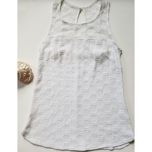Trina Turk Sleeveless Crochet Top